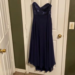 Alfred Angelo blue formal dress